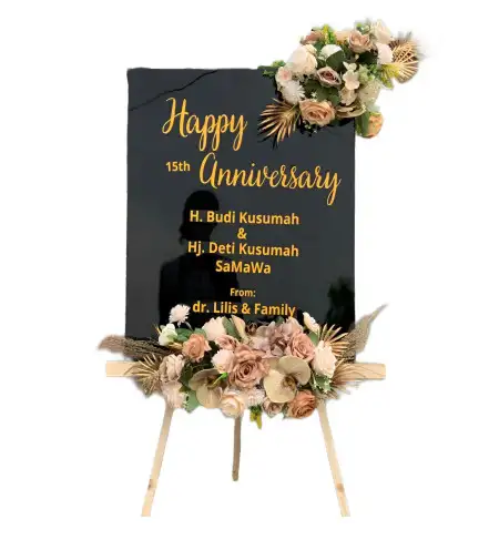 Papan Bunga Akrilik Slinga